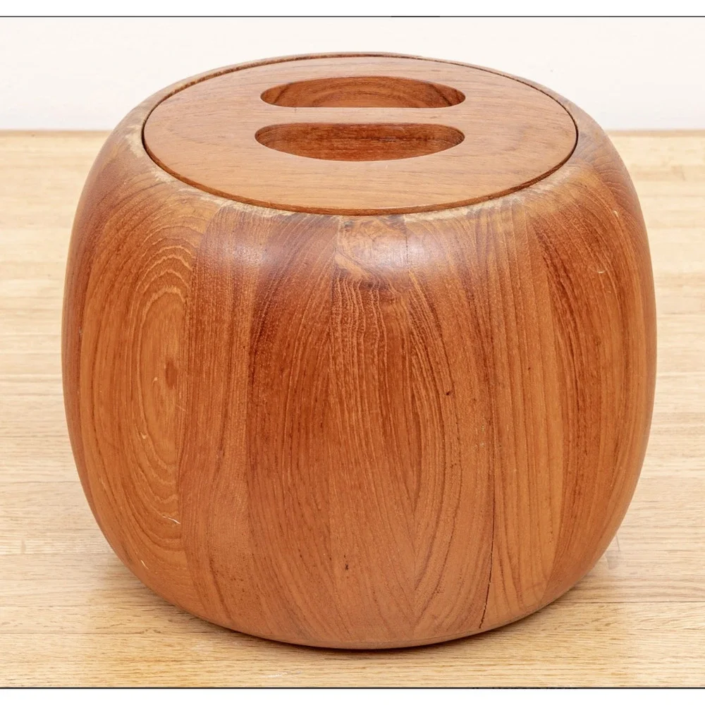 DANSK MCM Jens Quistgaard Teak Wood Ice Bucket Vintage